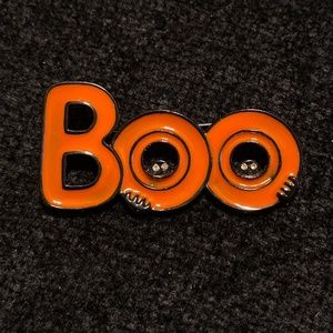 Boo Halloween Brooch
